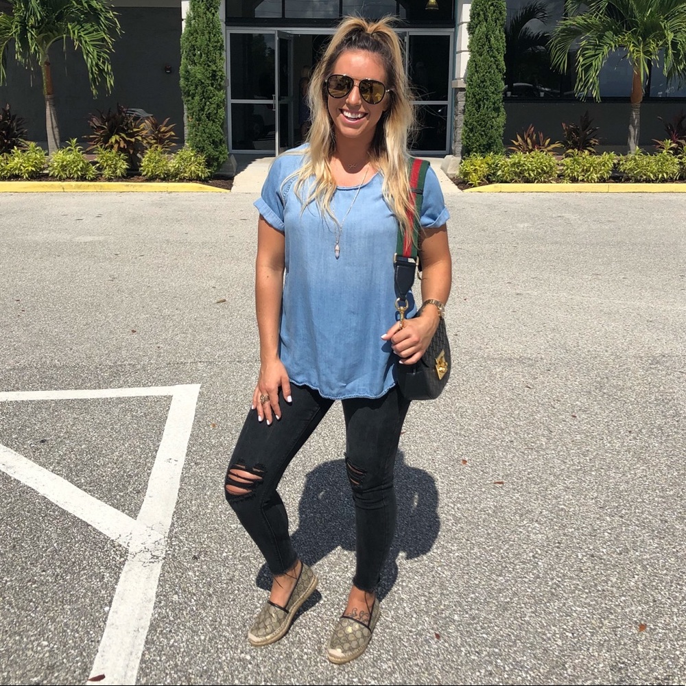 Denim shirt